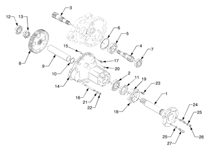 Part Location Diagram of DD-T4340-27131 Cub Cadet Nut